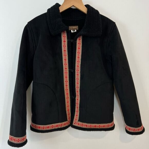 Wooly Bully Women’s Small Fleece Lined Acrylic Buttoned Jacket Coat Canada - Picture 10 of 15